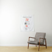 Google review bedrijfslogo website scan QR-code Wandkleed (In situ)