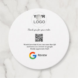 Google review business logo Scan QR review Bedankjes Labels