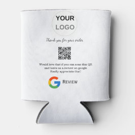 Google review business logo Scan QR review Blikjeskoeler