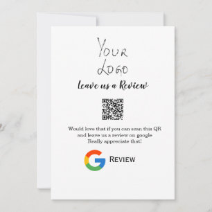 Google review business logo Scan QR review Kaart
