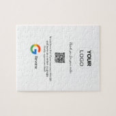 Google review business logo Scan QR review Legpuzzel (Horizontaal)