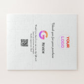 Google review business logo Scan QR review Legpuzzel (Horizontaal)