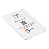 Google review business logo Scan QR review Magneet (Rechterzijde)