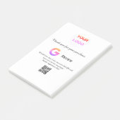 Google review business logo Scan QR review Post-it® Notes (Schuin)