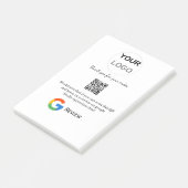 Google review business logo Scan QR review Post-it® Notes (Schuin)
