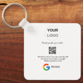 Google review business logo Scan QR review Sleutelhanger (Voorkant)