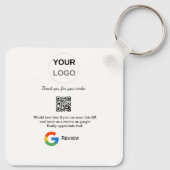 Google review business logo Scan QR review Sleutelhanger (Achterkant)