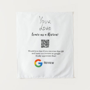 Google review business logo Scan QR review Wandkleed