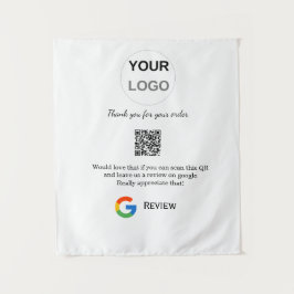 Google review business logo Scan QR review Wandkleed