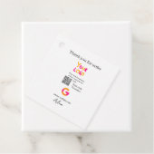 Google review business logo website scan QR-code Bedankjes Labels (In situ)
