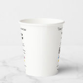 Google review business logo website scan QR-code Papieren Bekers (Rechts)