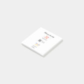 Google review business logo website scan QR code Post-it® Notes (Schuin)