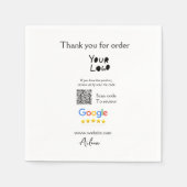 Google review business logo website scan QR-code Servet (Voorkant)