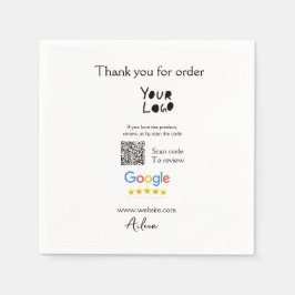 Google review business logo website scan QR-code Servet