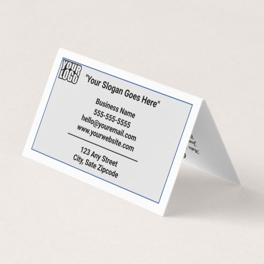 Google Review Gevouwen Visitekaartje met Coupon (Achterkant)