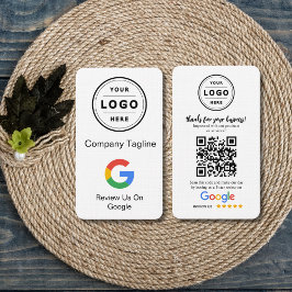 Google Review Kaart aanvragen met Logo en QR-code Visitekaartje