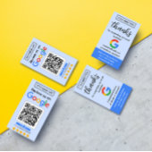 Google Review Kaart aanvragen met Logo en QR-code Visitekaartje