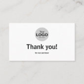 Google Review Kaart met QR Code Link Sjabloon Visitekaartje (Achterkant)