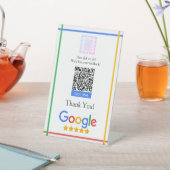 Google Review Kaart Pedestal Sign Reclamebord Met Voetstuk (Insitu)