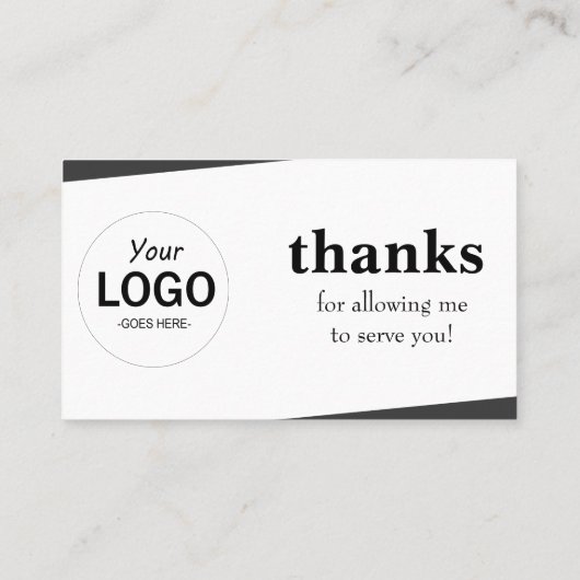 Google Review Kaart Visitekaartje (Achterkant)