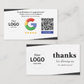 Google Review Kaart Visitekaartje (Voorkant / Achterkant)