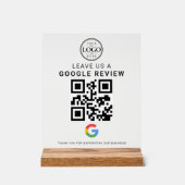 Google Review Logo Acrylic Tabletop Display (Voorkant)