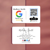 Google Review met QR Code Link Visitekaartje