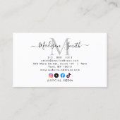 Google Review met QR Code Link Visitekaartje (Achterkant)