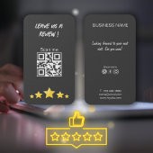 Google Review Mijn Bedrijf Handgeschreven QR Code Visitekaartje