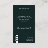 Google Review Mijn Bedrijf Social Media QR Code Visitekaartje (Achterkant)