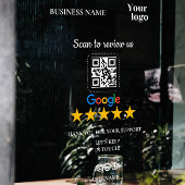 Google Review Mijn Bedrijf Voeg Logo QR Code toe Raamsticker