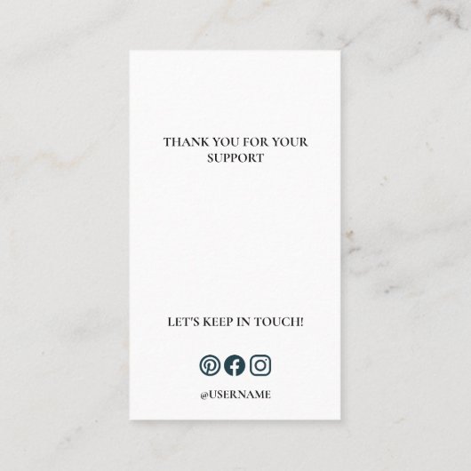 Google Review Mijn Bedrijf Voeg Logo QR Code toe Visitekaartje (Achterkant)