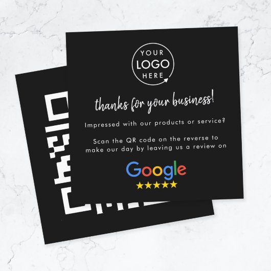 Google Review ons Black Business Hartelijk dank vo Vierkante Visitekaartje