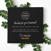 Google Review ons Black Business Hartelijk dank vo Vierkante Visitekaartje