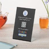 Google Review QR Code | Aangepaste Zakelijke Feedb Reclamebord Met Voetstuk (Insitu)