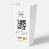Google Review QR-code bedrijfsbeoordeling Bedankdoosjes (Achterkant)