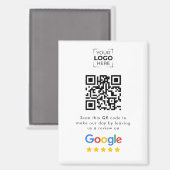 Google Review QR-code bedrijfsbeoordeling Magneet (Voorkant / Achterkant)