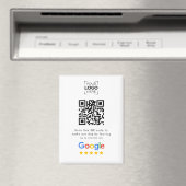Google Review QR-code bedrijfsbeoordeling Magneet (Insitu (Vaatwasser))
