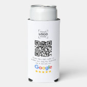 Google Review QR-code bedrijfsbeoordeling Seltzer Blikjeskoeler (Seltzer Voorkant)