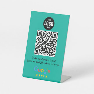 Google Review QR Code Pedestal Sign voor Bedrijven Reclamebord Met Voetstuk
