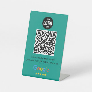 Google Review QR Code Pedestal Sign voor Bedrijven Reclamebord Met Voetstuk