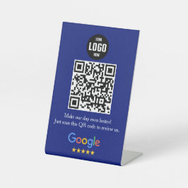 Google Review QR Code Pedestal Sign voor Bedrijven Reclamebord Met Voetstuk