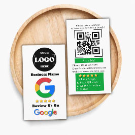 Google Review QR Code Tap naar Review Google Ratin Visitekaartje