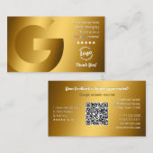 Google Review QR-code Visitekaartje (Voorkant / Achterkant)