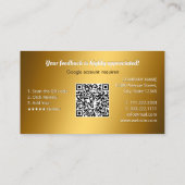 Google Review QR-code Visitekaartje (Achterkant)