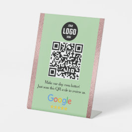 Google Review QR-code voetstuk bord voor bedrijven Reclamebord Met Voetstuk