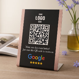 Google Review QR-code-voetstukbord voor bedrijven Reclamebord Met Voetstuk