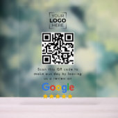 Google Review QR-code Zakelijke beoordeling  Acryl Bord (Neutraal)