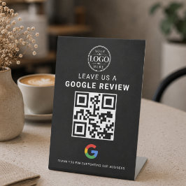 Google Review QR-display Reclamebord Met Voetstuk