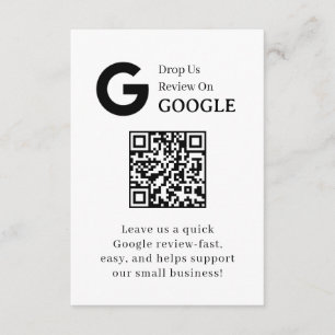 Google Review QR   Zakelijke Feedback Link Informatiekaartje